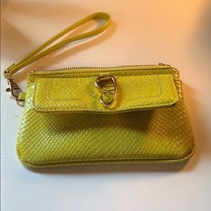 Snake skin clutch